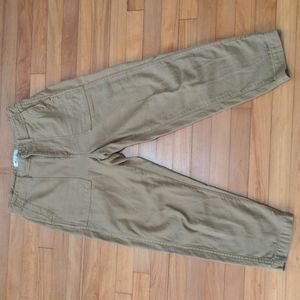 Madewell Griff Tapered Fatigue Khaki Pants 26